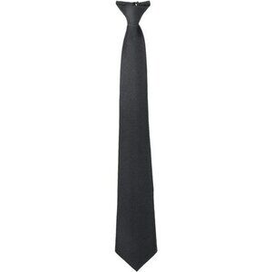 Black clip on skinny tie mens pre tied necktie for wedding office uniform